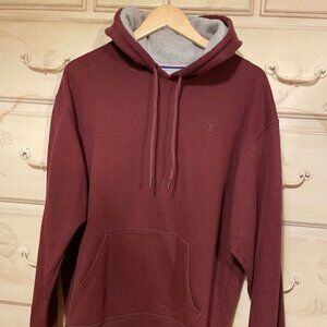 Champion Men's Lined Hoodie in Burgundy- size large